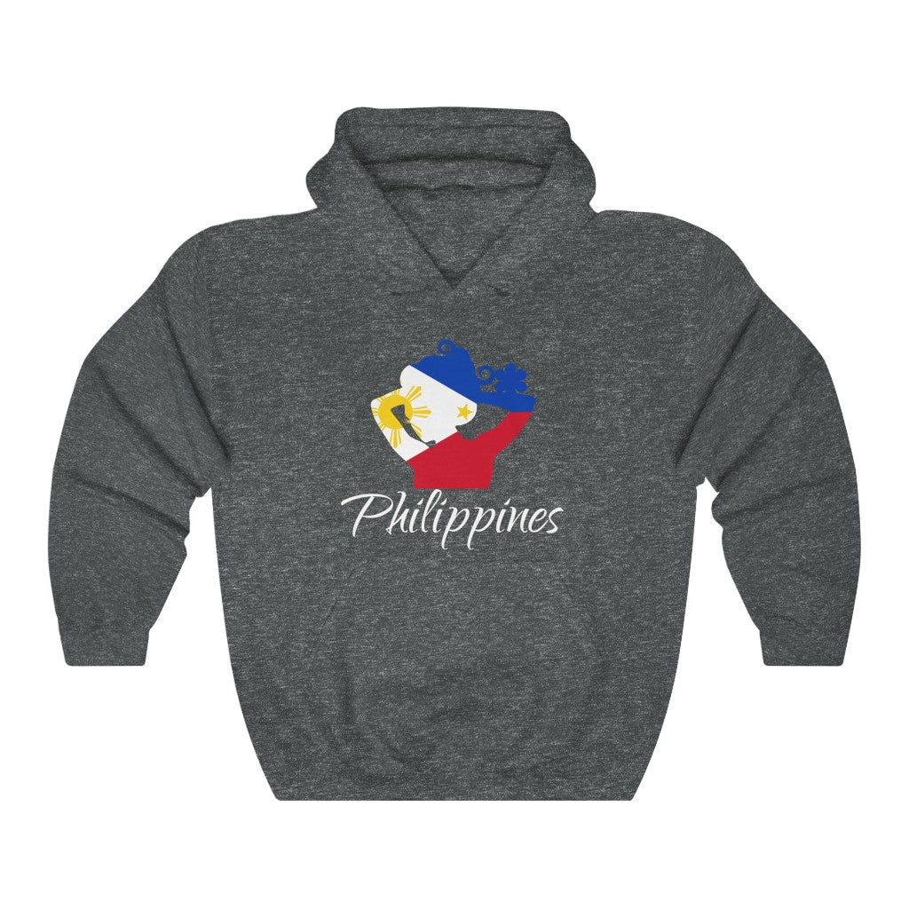 Philippines Lady Flag Hoodie Sweatshirt 2 - Unisex