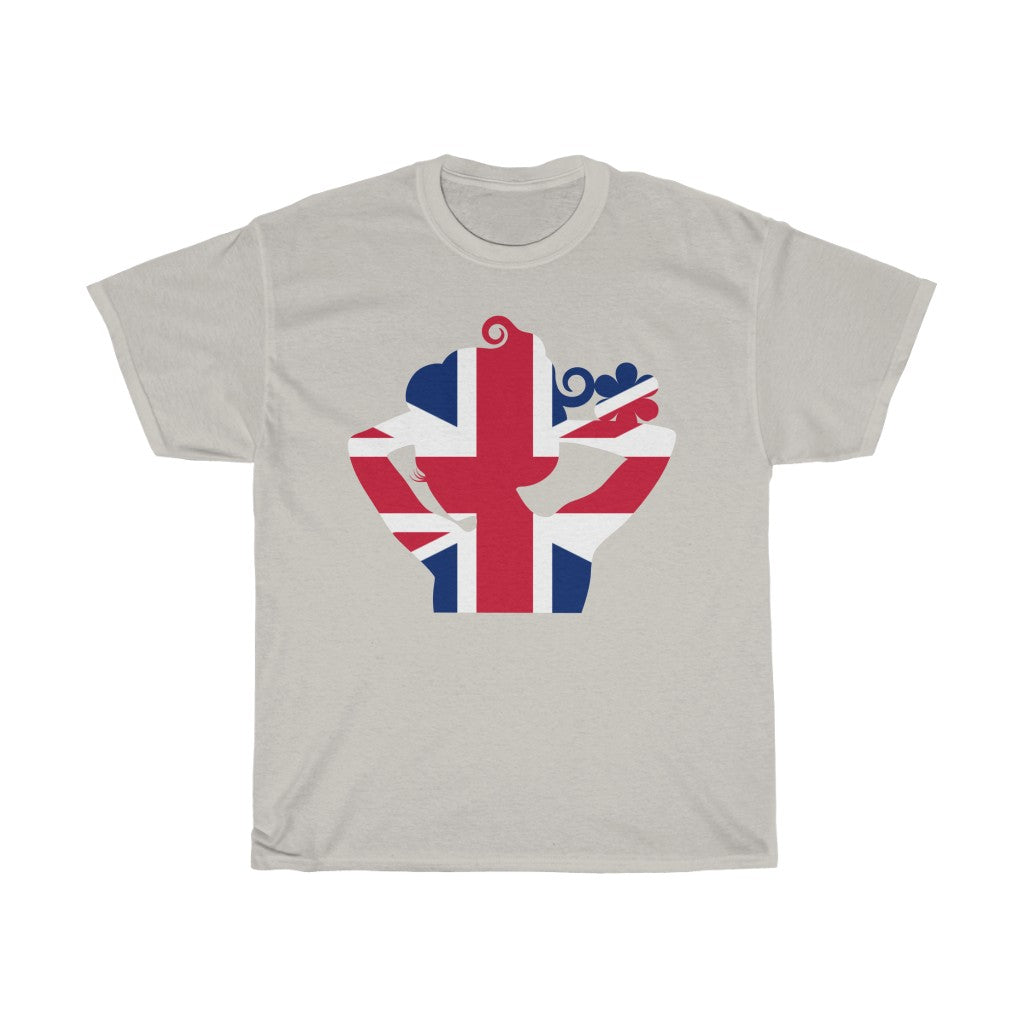 United Kingdom Lady Flag Standard Tee - Unisex