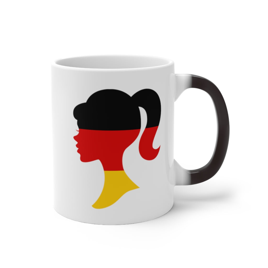 Germany Girl Color Changing Mug