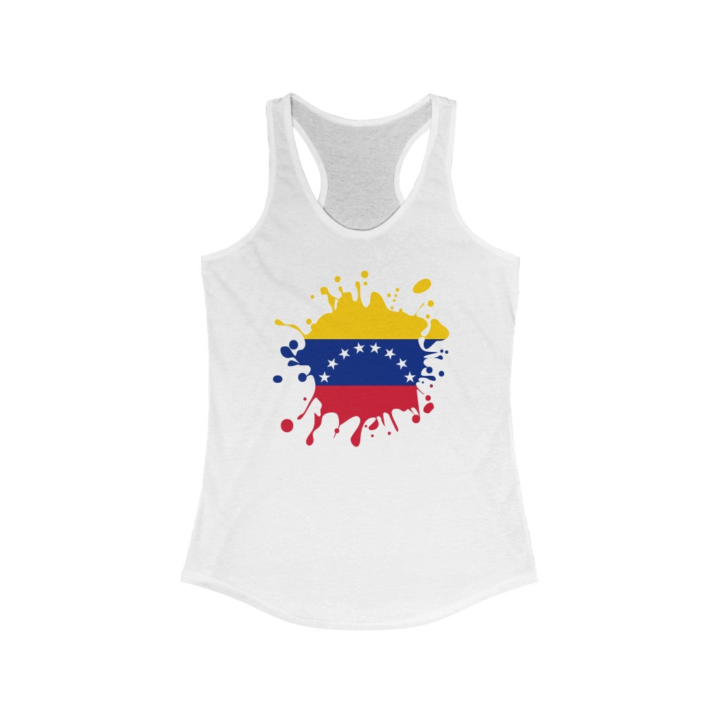 Venezuela Splat Flag Tank - Women