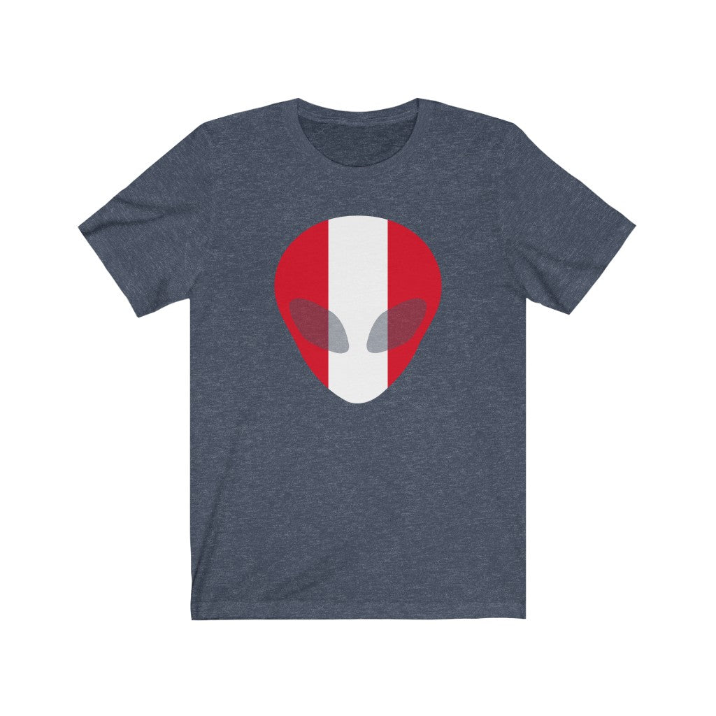 Peru Alien Flag Premium Tee - Unisex
