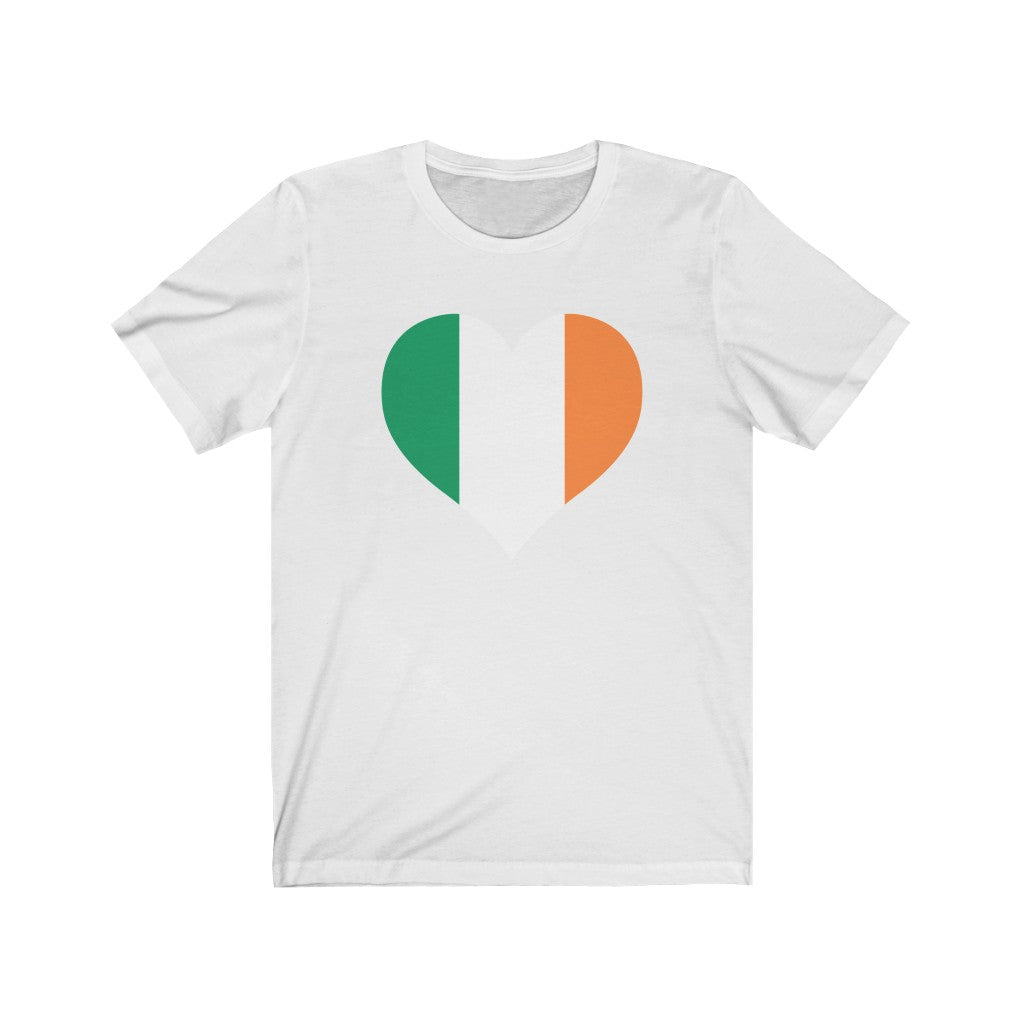 Ireland Heart Flag Premium Tee - Unisex