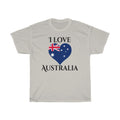 Australia Heart Flag Standard Tee 1 - Unisex