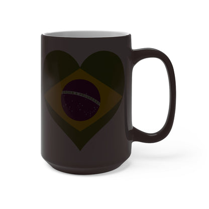 Brazil Heart Color Changing Mug