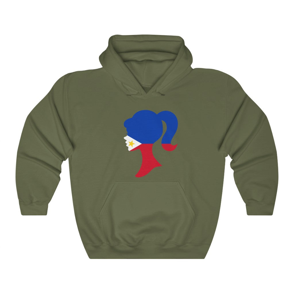 Philippines Girl Flag Hoodie Sweatshirt - Unisex