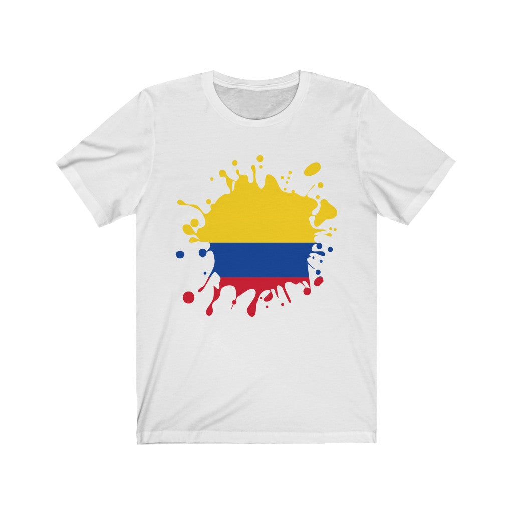 Colombia Splat Flag Premium Tee - Unisex