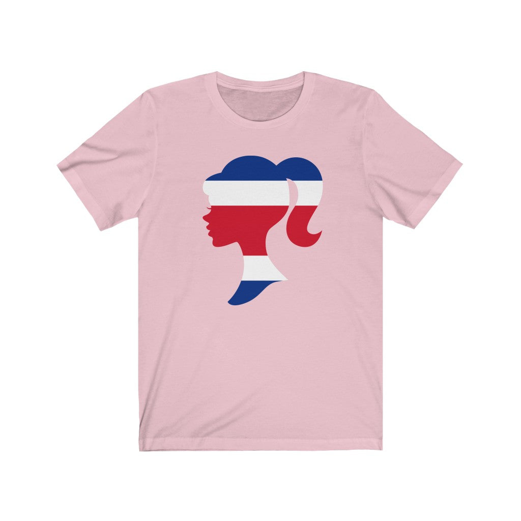 Costa Rica Girl Flag Premium Tee - Unisex