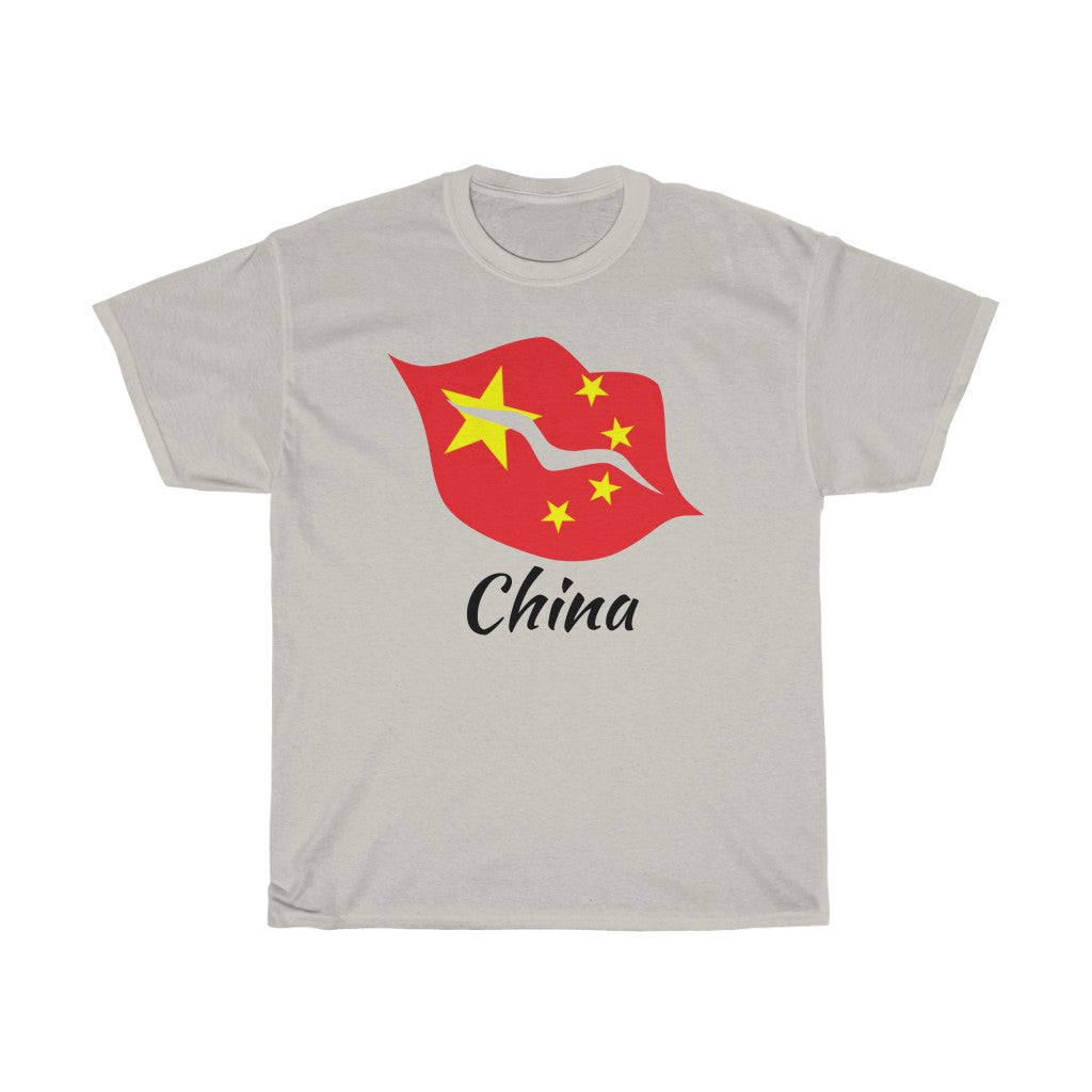 China Lips Flag Standard Tee 1 - Unisex