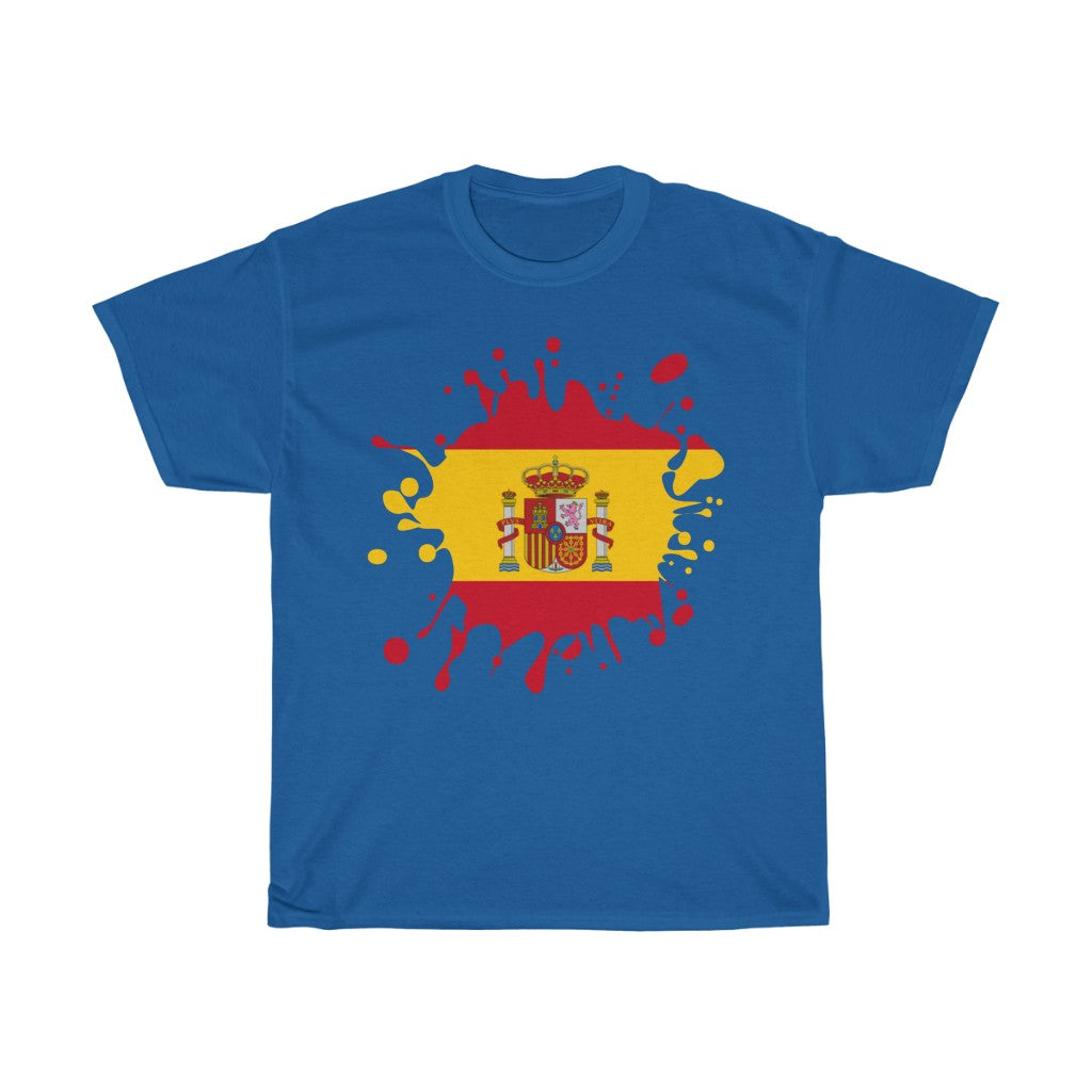 Spain Splat Flag Standard Tee - Unisex