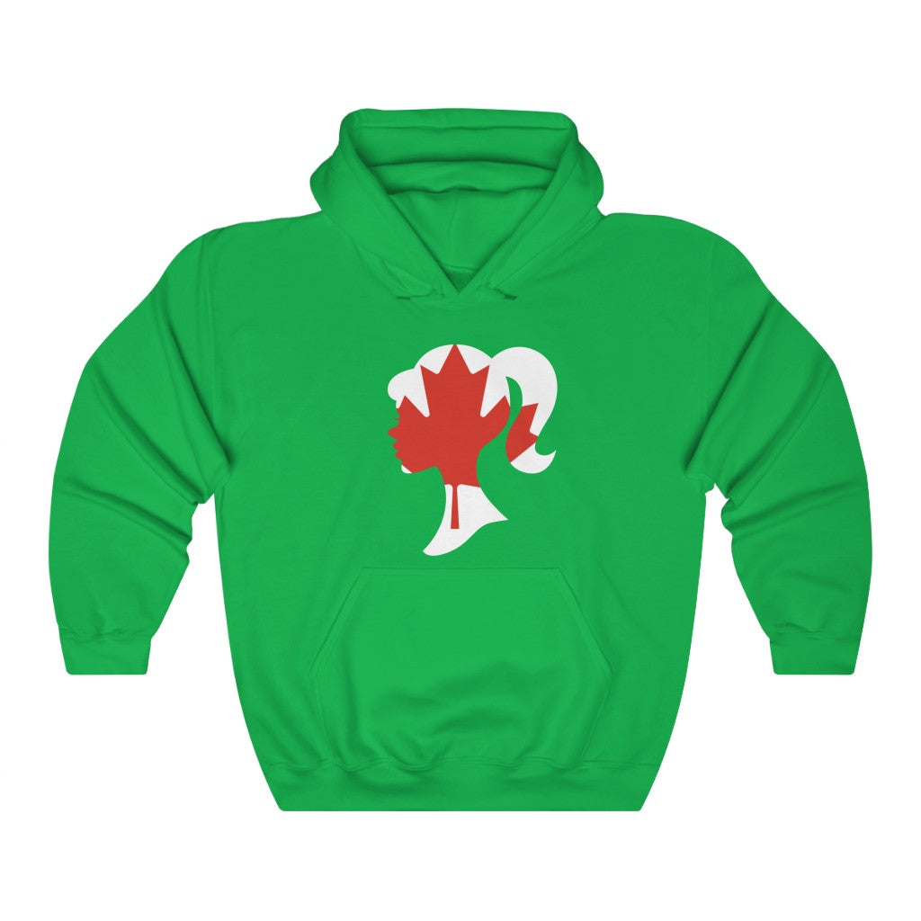 Canada Girl Flag Hoodie Sweatshirt - Unisex