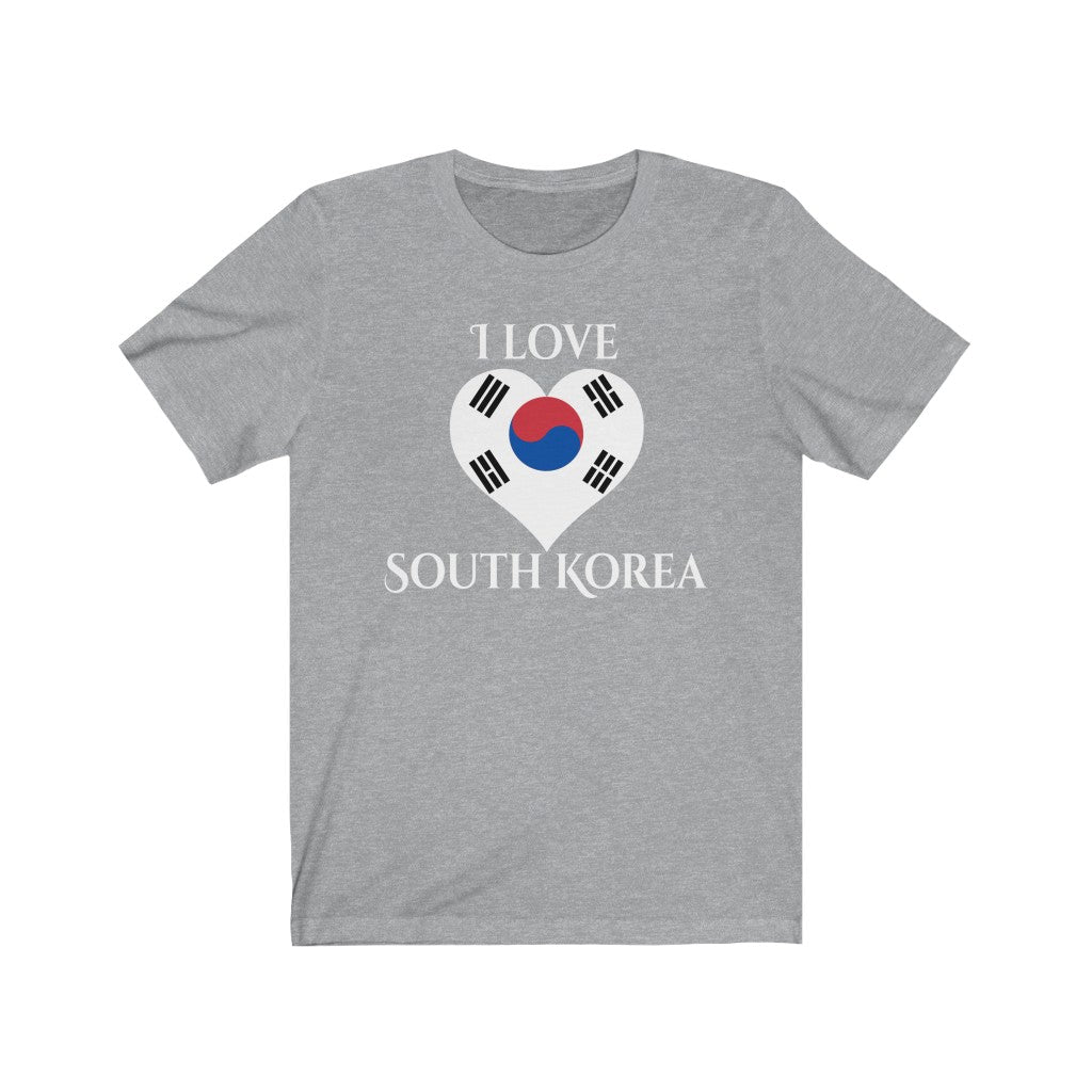 South Korea Heart Flag Premium Tee 2 - Unisex