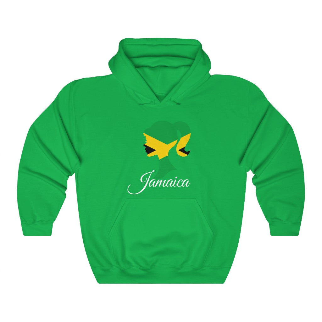 Jamaica Girl Flag Hoodie Sweatshirt 2 - Unisex