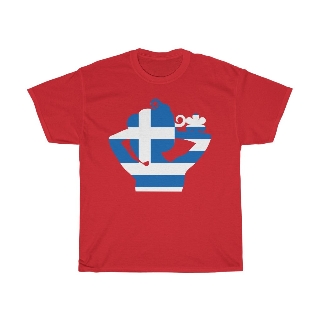 Greece Lady Flag Standard Tee - Unisex