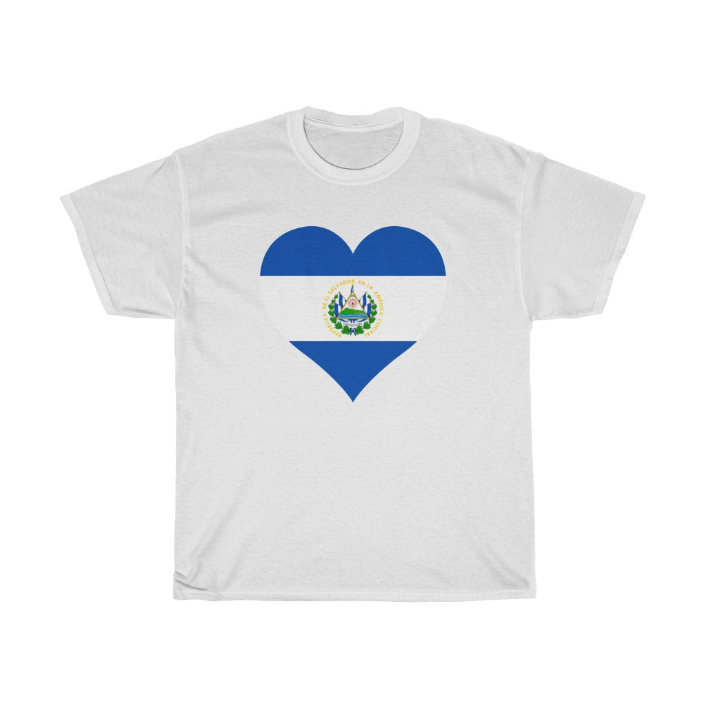 El Salvador Heart Flag Standard Tee - Unisex