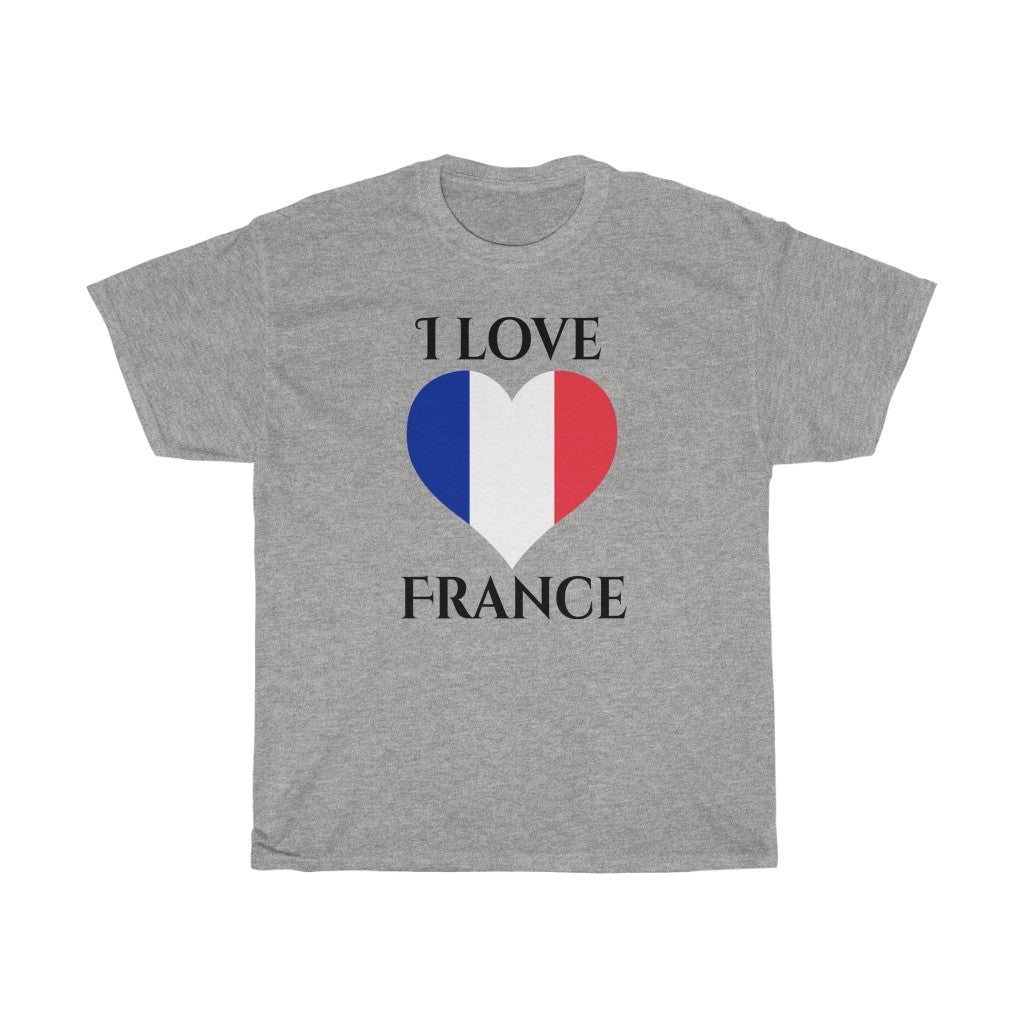 France Heart Flag Standard Tee 1 - Unisex