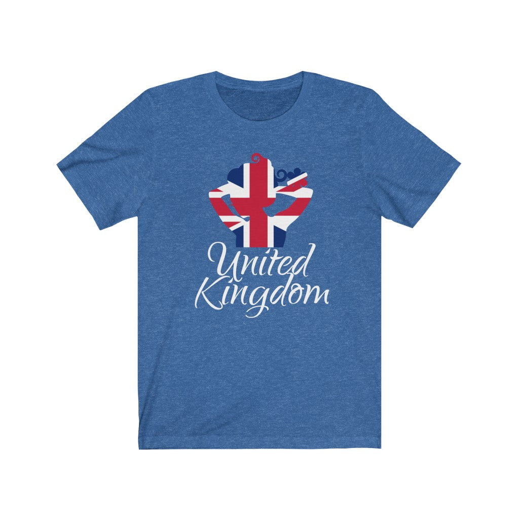 United Kingdom Lady Flag Premium Tee 2 - Unisex