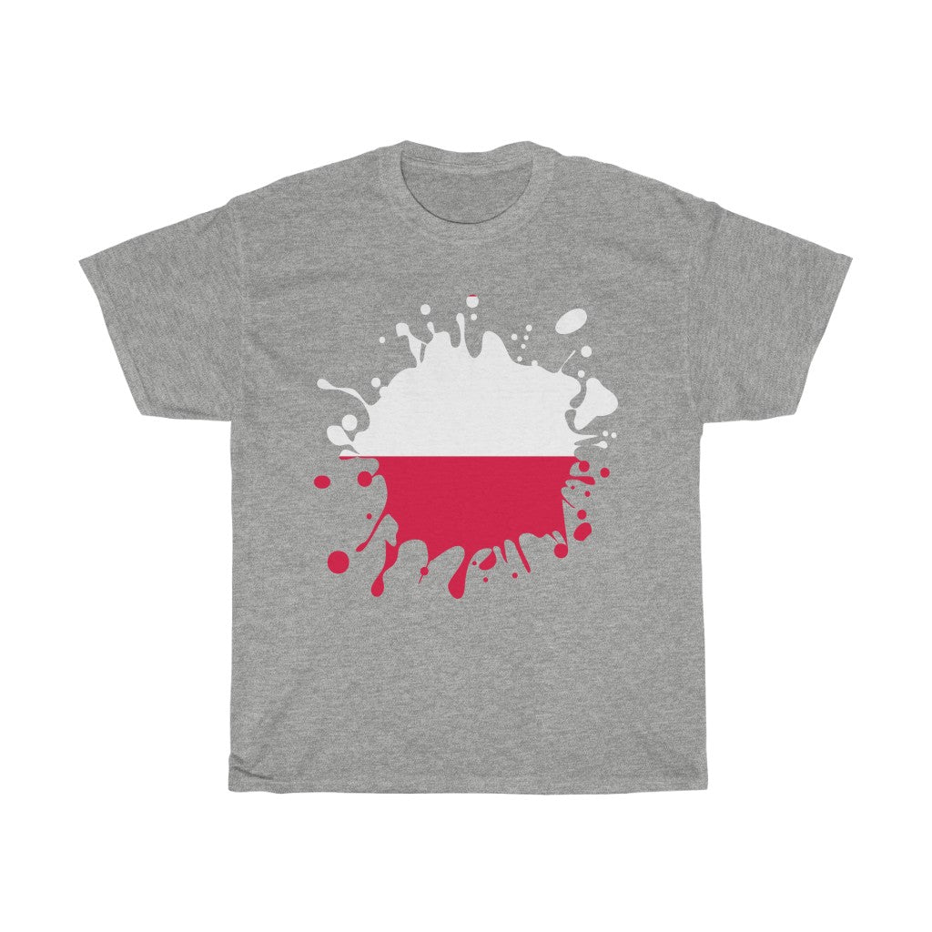 Poland Splat Flag Standard Tee - Unisex
