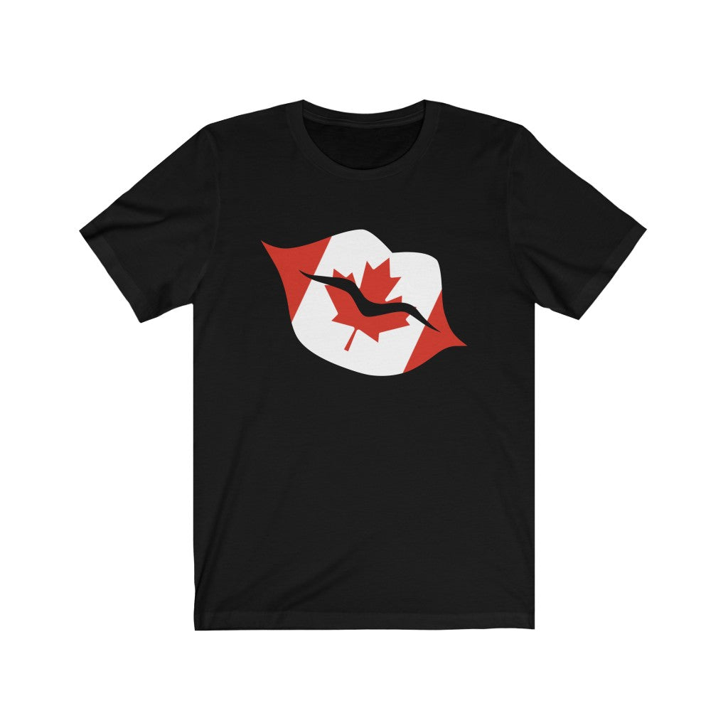 Canada Lips Flag Premium Tee - Unisex