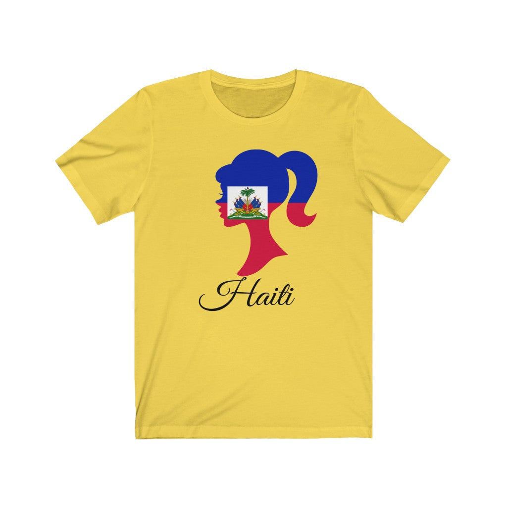 Haiti Girl Flag Premium Tee 1 - Unisex
