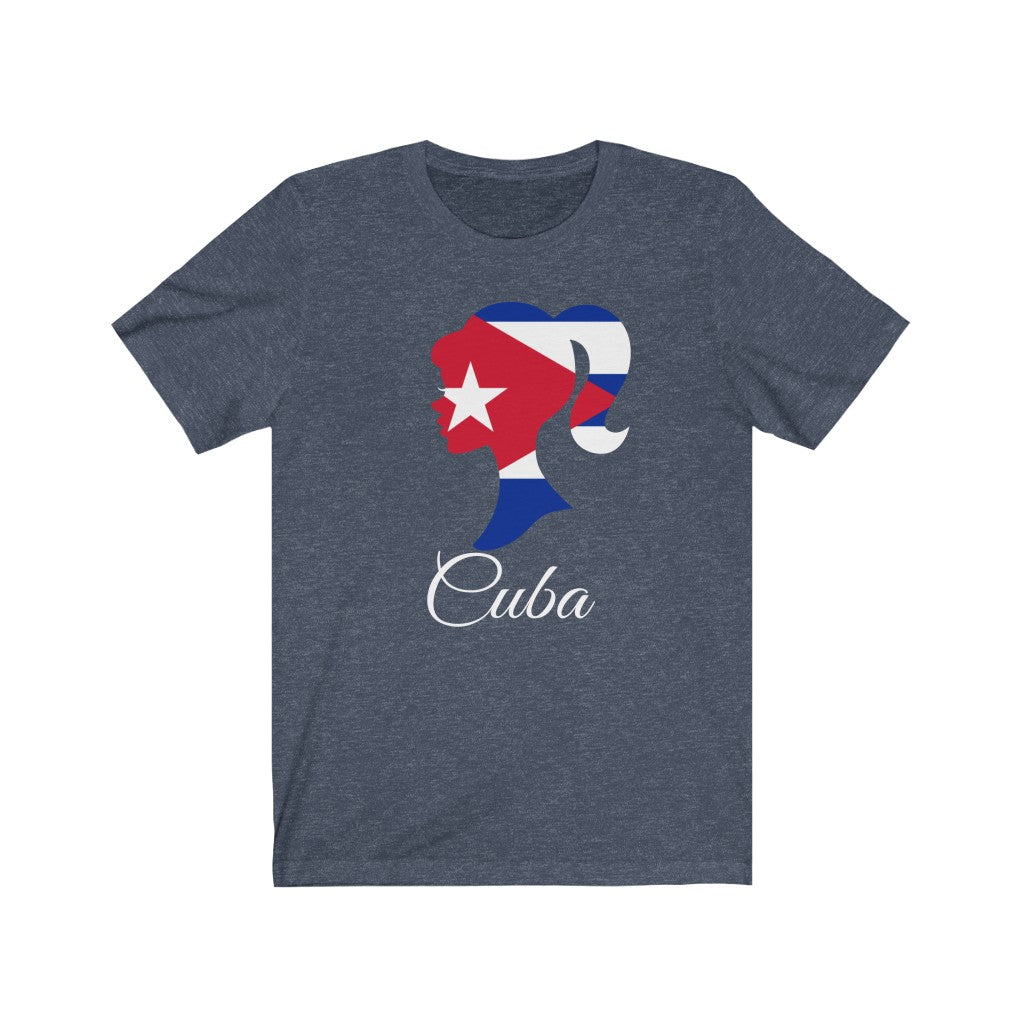 Cuba Girl Flag Premium Tee 2 - Unisex