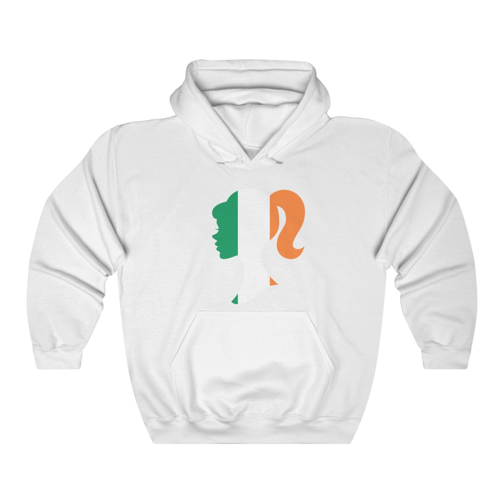 Ireland Girl Flag Hoodie Sweatshirt - Unisex