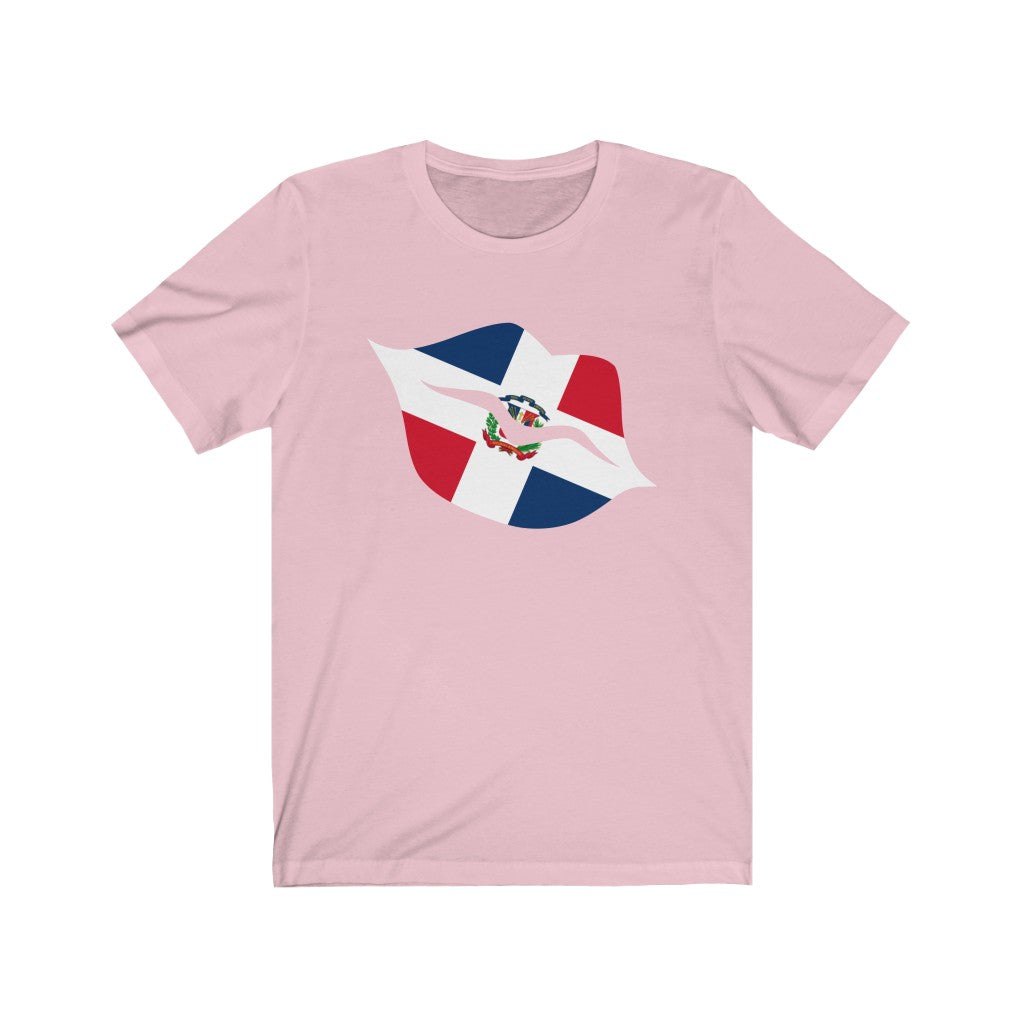 Dominican Republic Lips Flag Premium Tee - Unisex