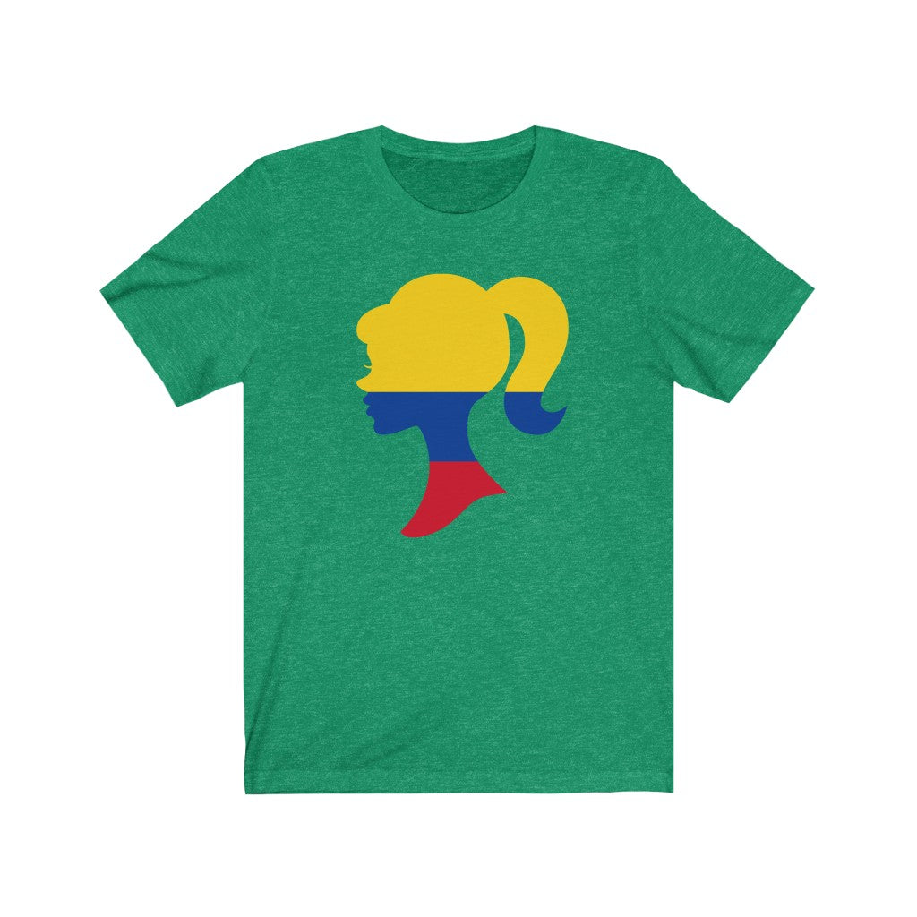 Colombia Girl Flag Premium Tee - Unisex