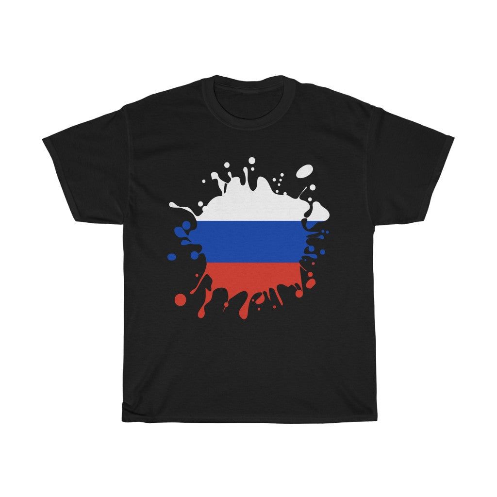 Russia Splat Flag Standard Tee - Unisex