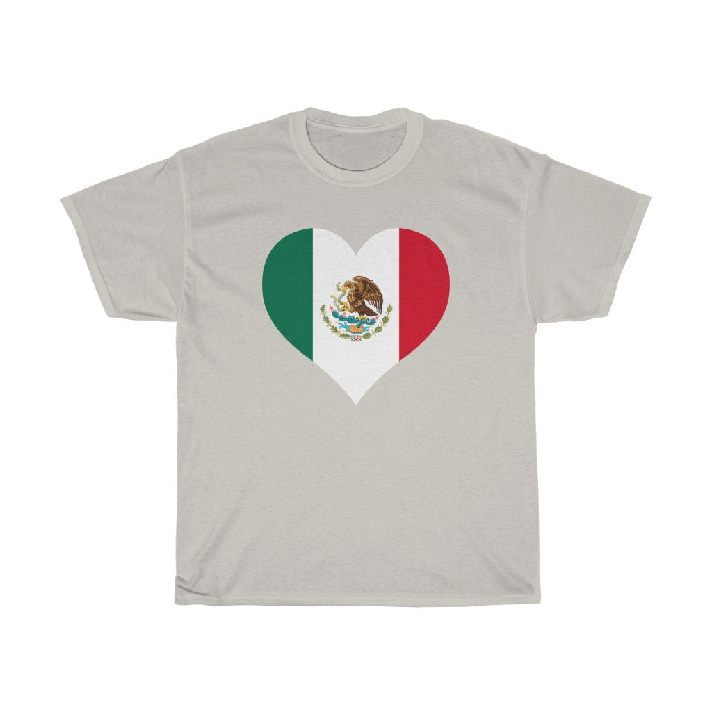Mexico Heart Flag Standard Tee - Unisex