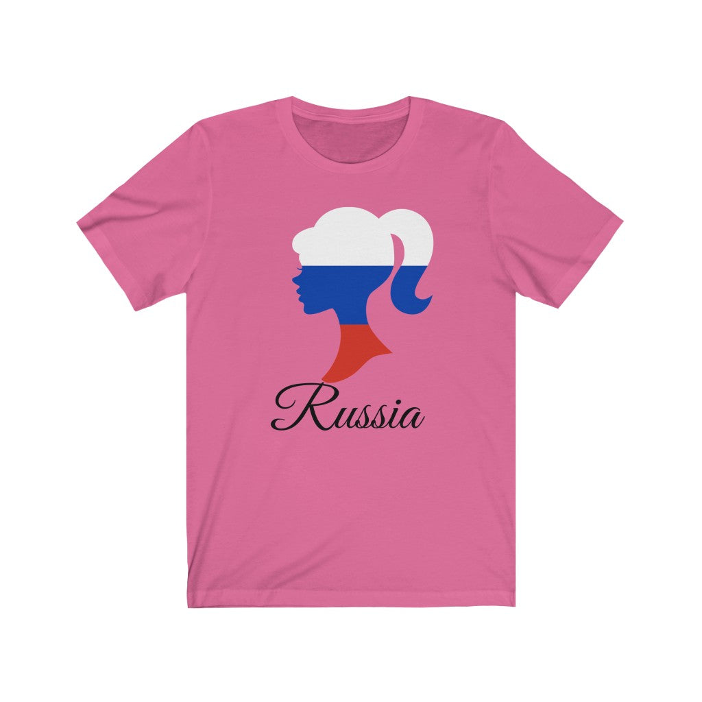 Russia Girl Flag Premium Tee 1 - Unisex