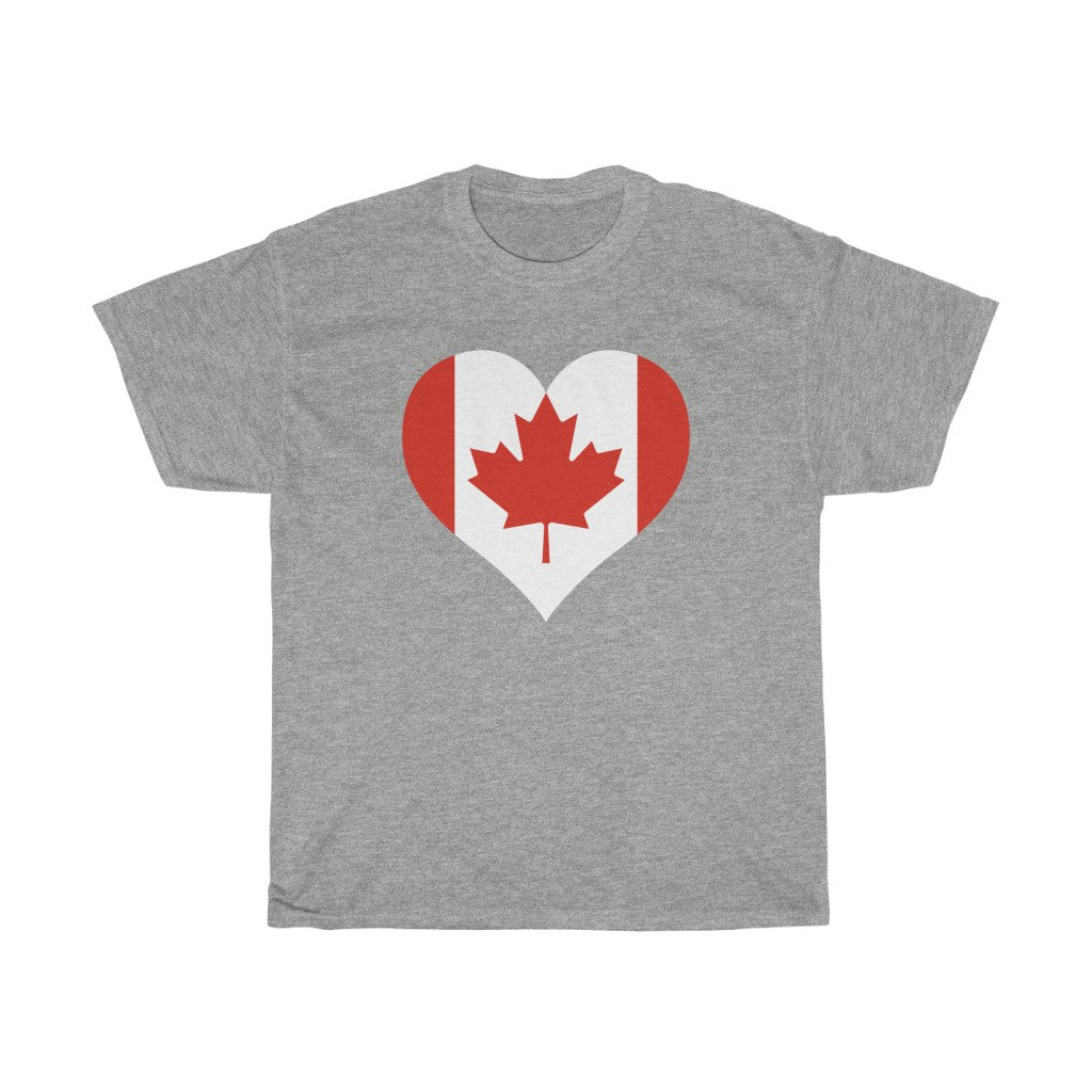Canada Heart Flag Standard Tee - Unisex