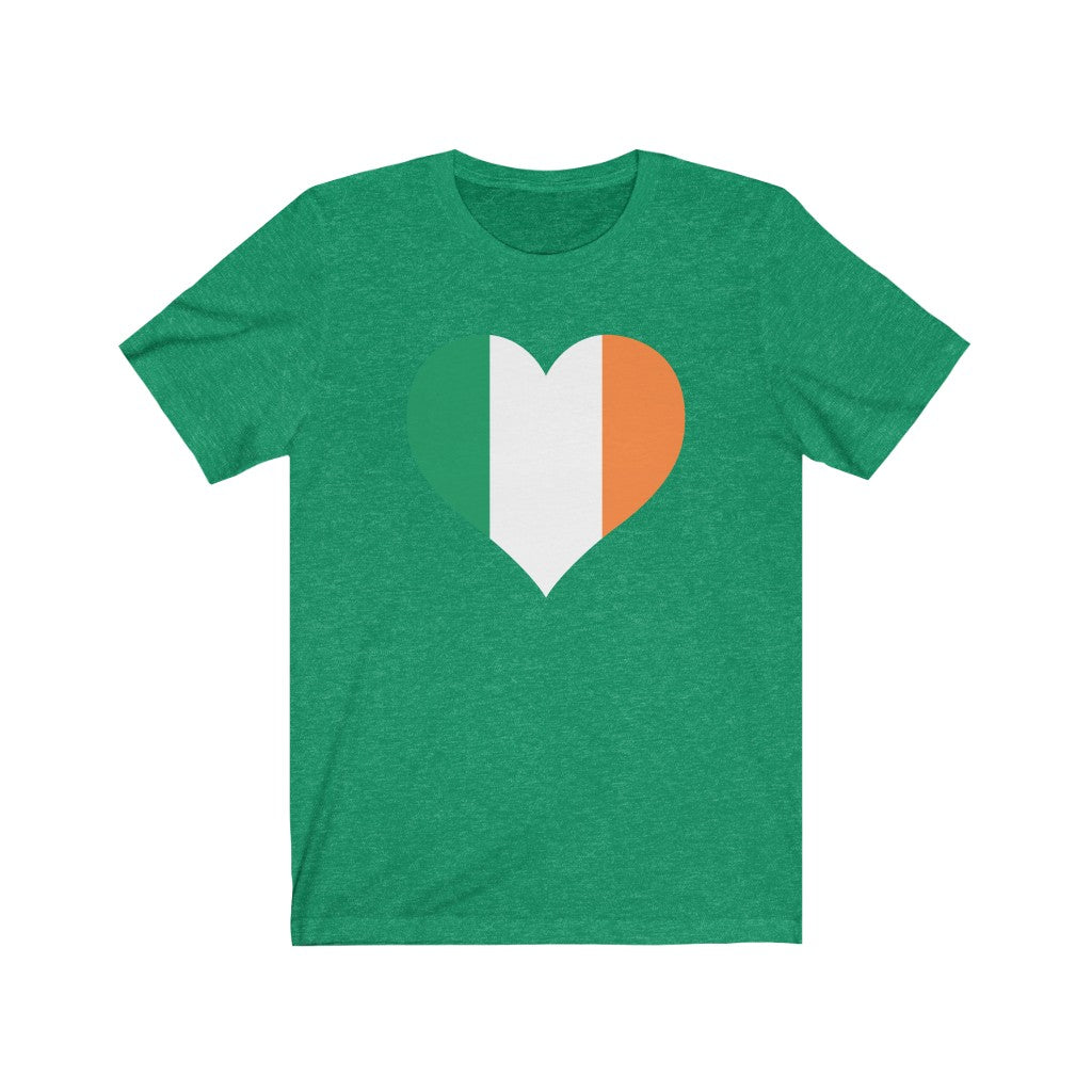 Ireland Heart Flag Premium Tee - Unisex