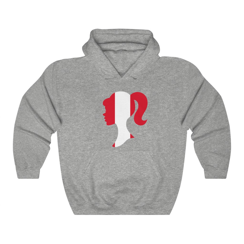 Peru Girl Flag Hoodie Sweatshirt - Unisex