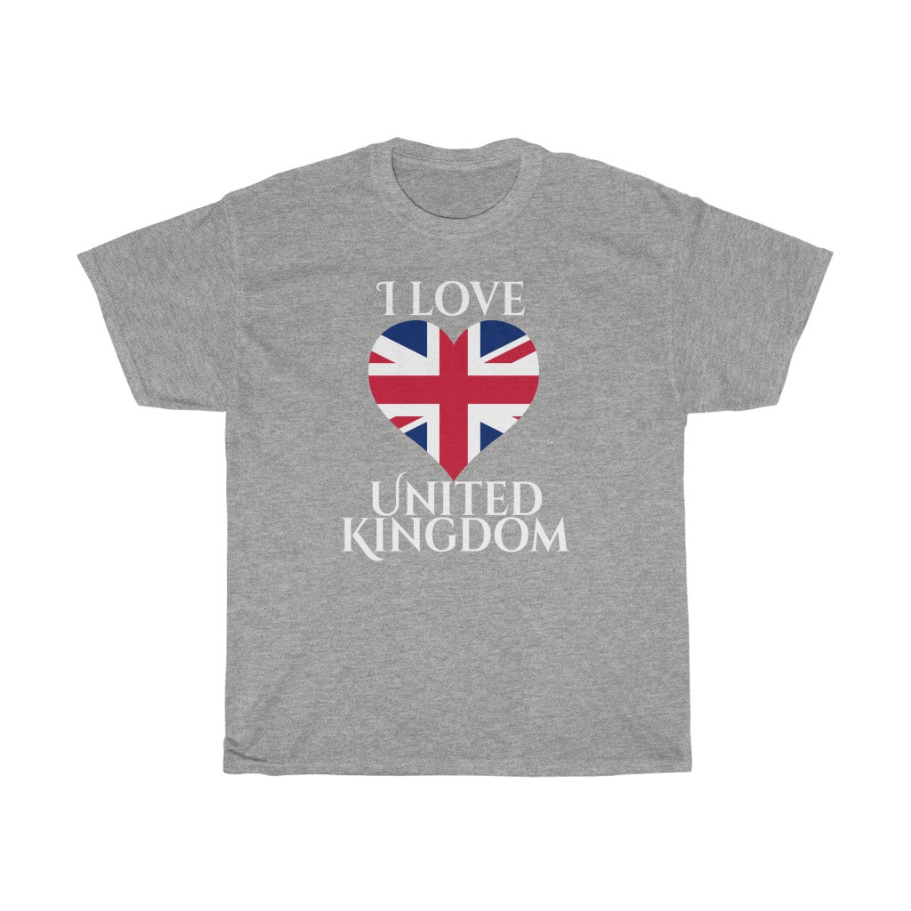 United Kingdom Heart Flag Standard Tee 2 - Unisex
