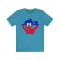 Haiti Lady Flag Premium Tee - Unisex