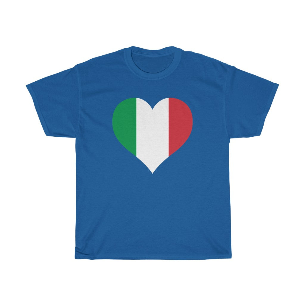 Italy Heart Flag Standard Tee - Unisex