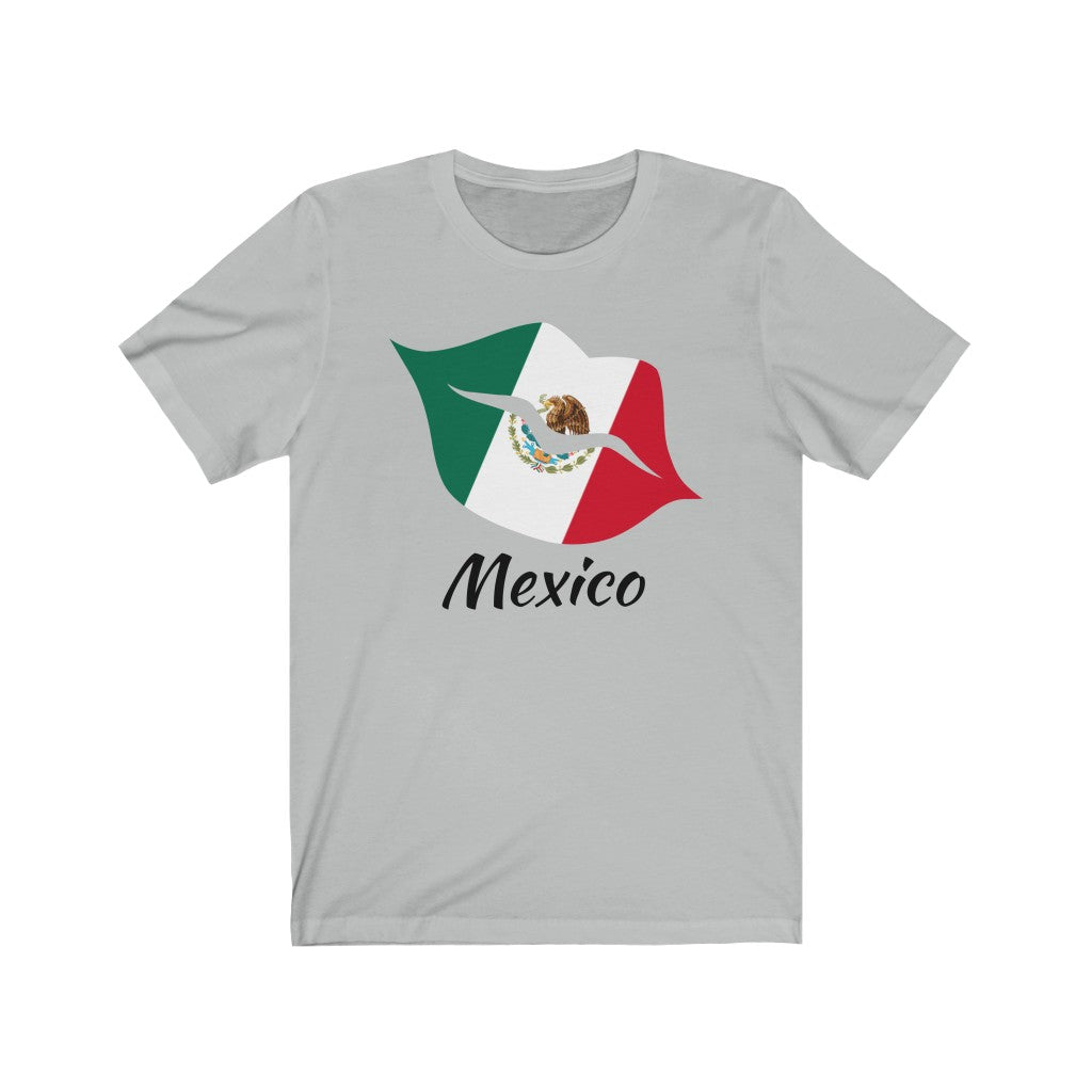 Mexico Lips Flag Premium Tee 1 - Unisex