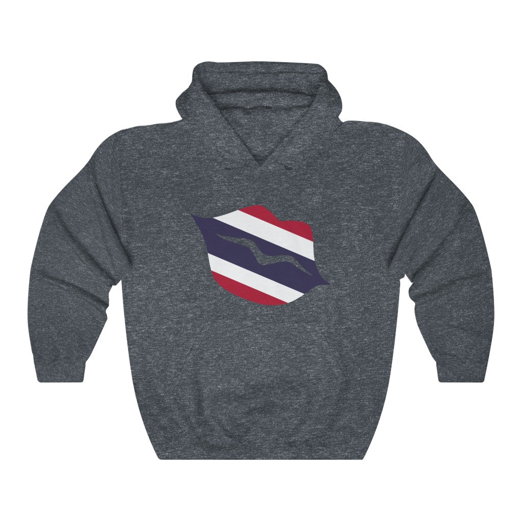 Thailand Lips Flag Hoodie Sweatshirt - Unisex