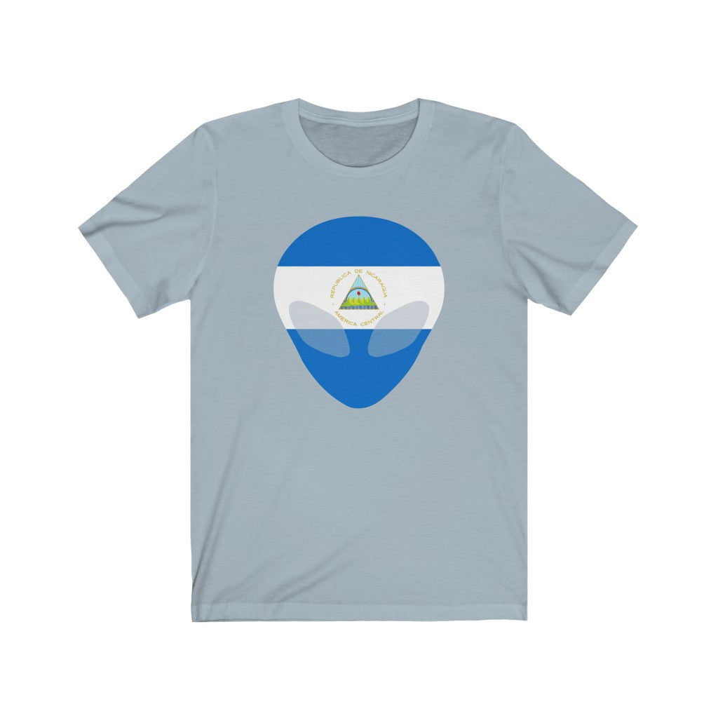 Nicaragua Alien Flag Premium Tee - Unisex