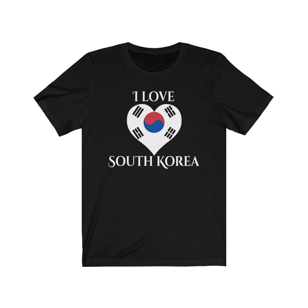 South Korea Heart Flag Premium Tee 2 - Unisex