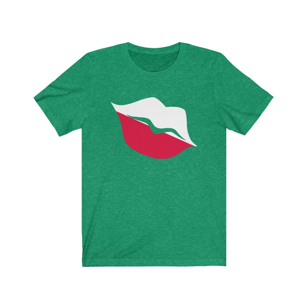 Poland Lips Flag Premium Tee - Unisex