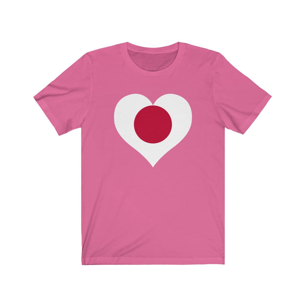 Japan Heart Flag Premium Tee - Unisex