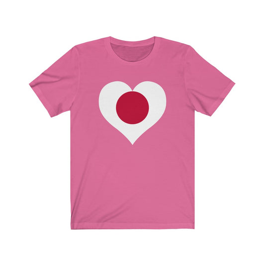 Japan Heart Flag Premium Tee - Unisex