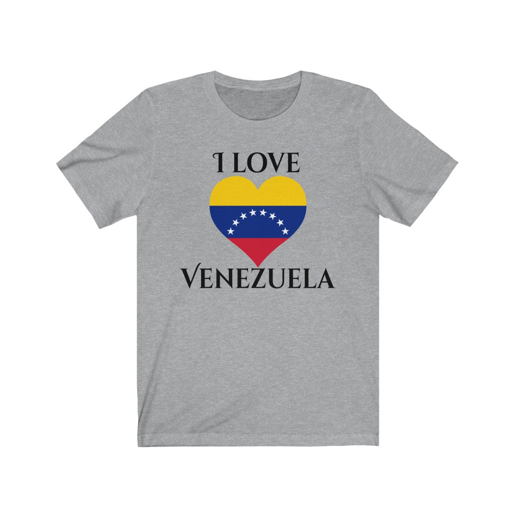 Venezuela Heart Flag Premium Tee 1 - Unisex