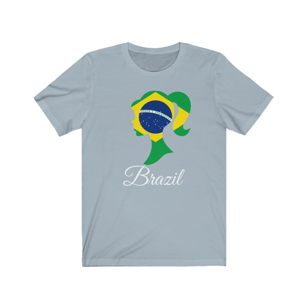 Brazil Girl Flag Premium Tee 2 - Unisex
