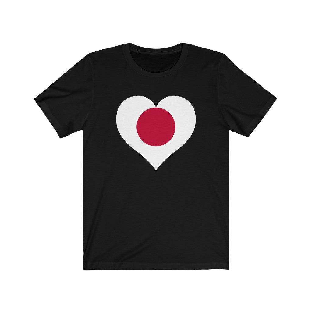 Japan Heart Flag Premium Tee - Unisex