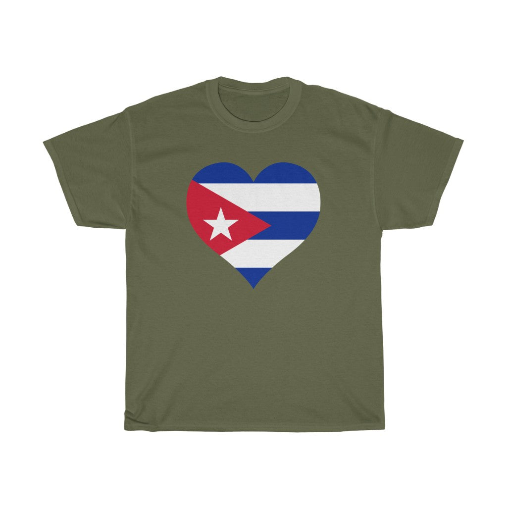 Cuba Heart Flag Standard Tee - Unisex