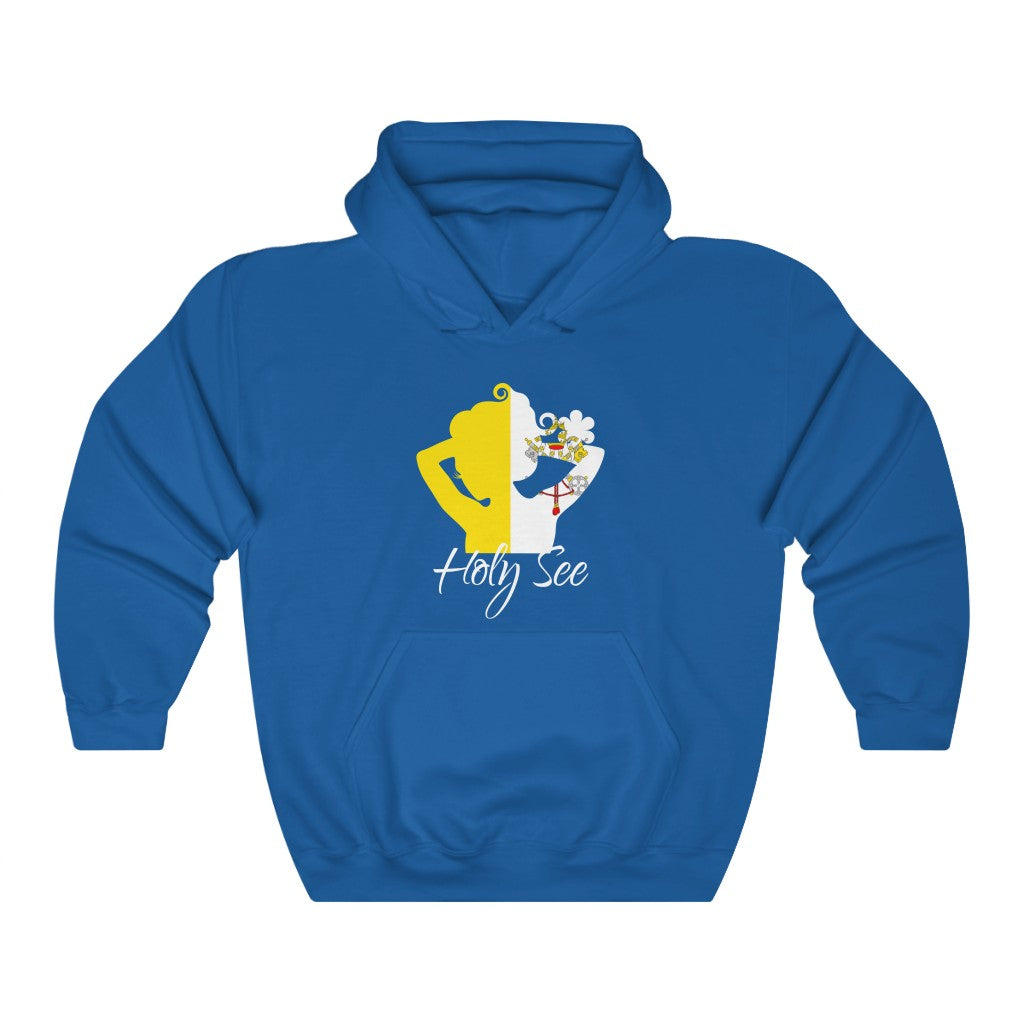 Holy See Lady Flag Hoodie Sweatshirt 2 - Unisex