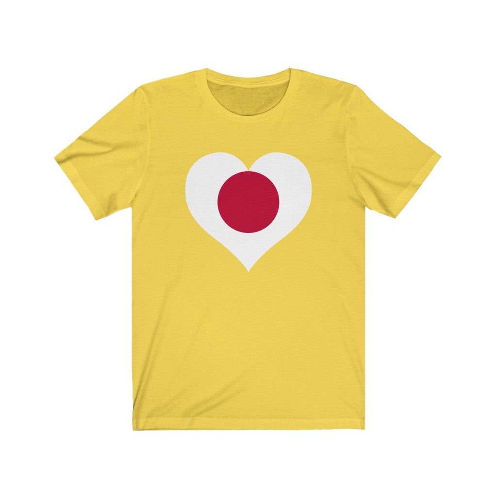 Japan Heart Flag Premium Tee - Unisex