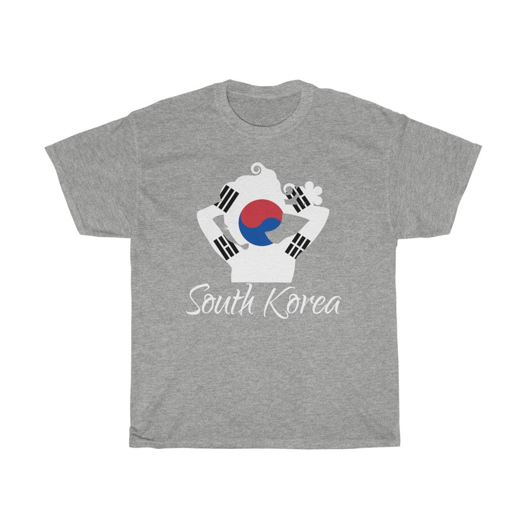 South Korea Lady Flag Standard Tee 2 - Unisex